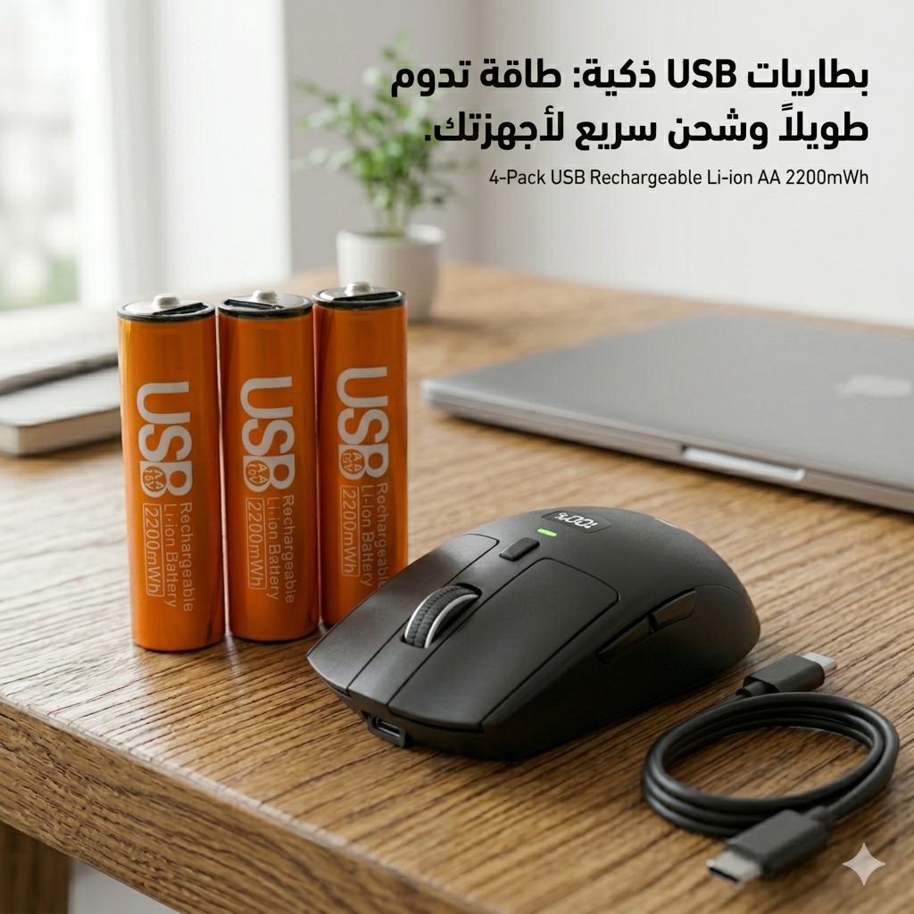 Batteries USB intelligentes